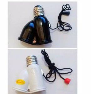Fitting Tarik Cabang Kuningan SNI Fiting Lampu Double Gantung Fitting Tarik