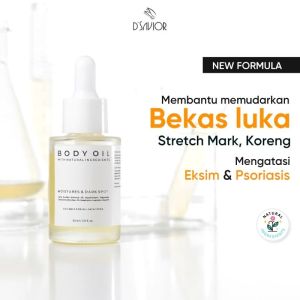 DSAVIOR Body Oil 30ml - Menghilangkan Bekas Luka Eksim Psoriasis Stretchmark / NASA GROSIR