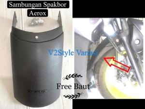 Sambungan Spakbor Depan Aerox & Pelindung Mesin