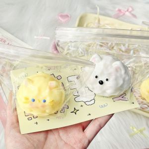 Runenbaoluo Dễ Thương Con Chó Mặt Đồ chơi Squishy Căng Thẳng Reliefcách Nhạc Mềm PVC Antistress Chơi Cho Người Lớn Và Trẻ Em