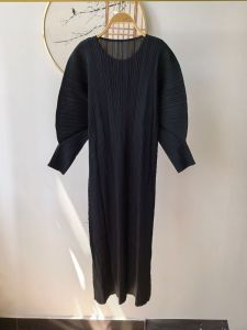 Miyake womens pleated dress quality free size volume sleeve #3291