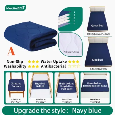 Underpad Waterproof Mat Pee Pad Adult Incontinence Pad Urine Pad Waterproof Mattress Protector Mat