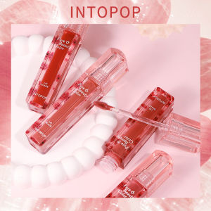 INTOPOP water mirror lip glaze lasting color rendering moisturizing moisturizing not easy to fade water light mirror lip gloss