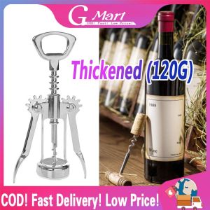 Stainless Steel Cork Screw Corkscrew Multifunction Wine Cap Opener Beer Cap Bottle Opener Kitchen Bar Tools Accessories Metal-Wine-Corkscrew