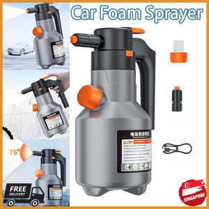 🇸🇬[In Stock]Electric Car Foam Sprayer 2L Large Capacity Foam Mist Spray Bottle For Gardening House/Car