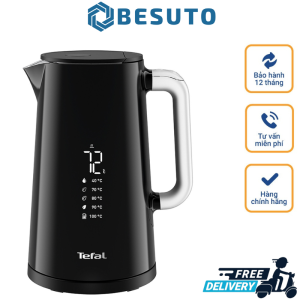 Bình Đun Siêu Tốc Tefal Smart & Light KO850810 Dung Tích 1.7L Công Suất 1800W Hàng Chính Hãng Nhập Đức BH 12 Tháng