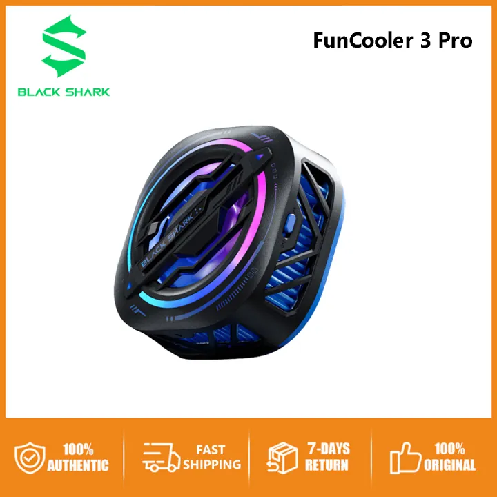 Black Shark FunCooler 3 Pro Magnet Cooler RGB Lighting for Iphone / Xiaomi / Huawei / Samsung