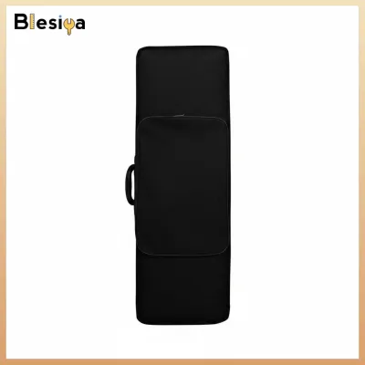 Double Shoulder Straps Violin Case Padded Interior Protective Case Box Large Capacity for Exams