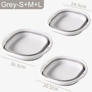 UUOY Portable Foldable Wash Basin Multifunction Household Laundry Tub Durable Collapsible Basin for Travel and Home