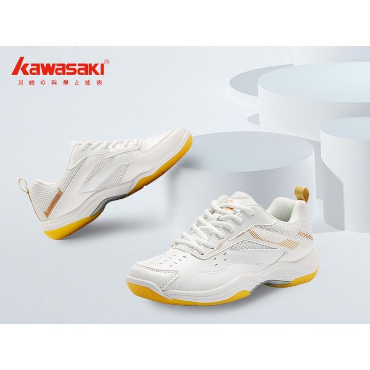 Kawasaki Badminton Shoe K-086 - White Water Resistant