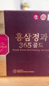Hồng sâm tẩm mật ong nguyên củ 365 Gold HGBio Hàn Quốc 180g - Honey Korea Red Ginseng 365 Gold - NGOC RUBY BEAUTY
