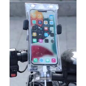 Transparent Waterproof Phone Casing with Charger Port | 透明防水手机壳 带充电口 | Sarung Telefon Lutsinar Kalis Air dengan Port Pen
