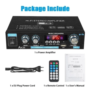 326BT/AK50/AK45/AK35 800W-6000W Home bluetooth Digital Amplifiers Audio 110-220v Class D Home & Car Use Hifi FM Music Subwoofer Speakers