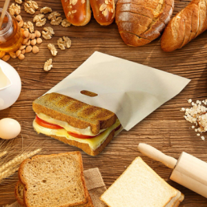 Reusable Toaster Bag Non Stick Bread Bag Sandwich Bags Fiberglass Toast Microwave Heating Pastry Tools Baking BBQ