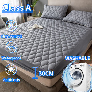 Luxe Home Haven Waterproof Mattress Protector Cover Single/Queen/King Smooth Fitted Waterproof Bedsheet Cadar Kalis Air Bed Sheet Tilam Kalis Air 床单