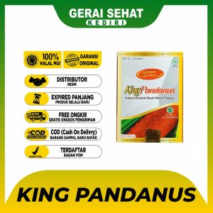 KING PANDANUS OBAT STROKE HERBAL ALAMI ORIGINAL KING PANDANUS BUAH MERAH PAPUA ASLI LAMBUNG HERBAL REMATIK | BUAH MERAH PAPUA KAPSUL | KINGPANDANUS MENGATASI DARAH TINGGI STROKE AMPUH ORIGINAL BPOM MUI
