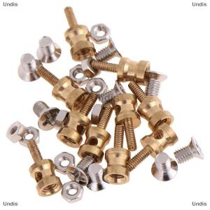 [COD] Undis 10Pcs Brass Linkage Stopper for 2.1mm Pushrod Connector for RC plane Model