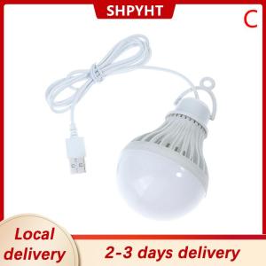 [COD] SHPYHT Local delivery Ship within 24 hours LED Lantern Portable Camping Lamp Mini Bulb LED USB Power 3W 5W 7W 9W 12W