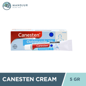 Canesten Krim 5 Gr - Salep Infeksi Jamur Kulit Panu Kadas Kurap