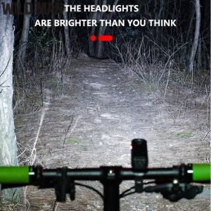 10W LED Bicycle Light Cycling Equipment 800LM Practical Bicycle Light Rainproof for Night Cycling Lighting Living Lighting
