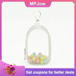 【MPJow】 Jewelry Organizer Transparent Storage Box Pouch Mystery Box Keychain Bag Storage Case Thicken Wallet Cute Doll Bag Organization