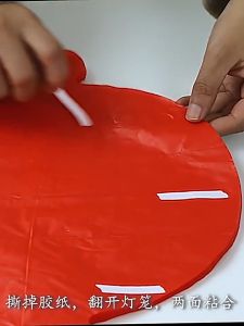 10pcs Chinese New Year Decoration Red Paper Lantern Hanging for Indoor Outdoor House Party