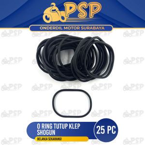 Oring Tutup Klep Shogun (Harga 25 PC) - O Ring Seal Karet Cap Tappet Payung Suzuki Shogun New Smash