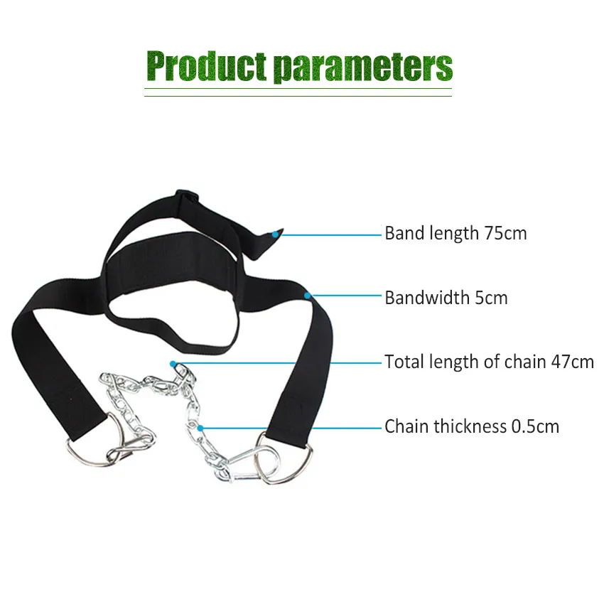 Adjustable Neck Training Head Harness Neck Power Trainer Body