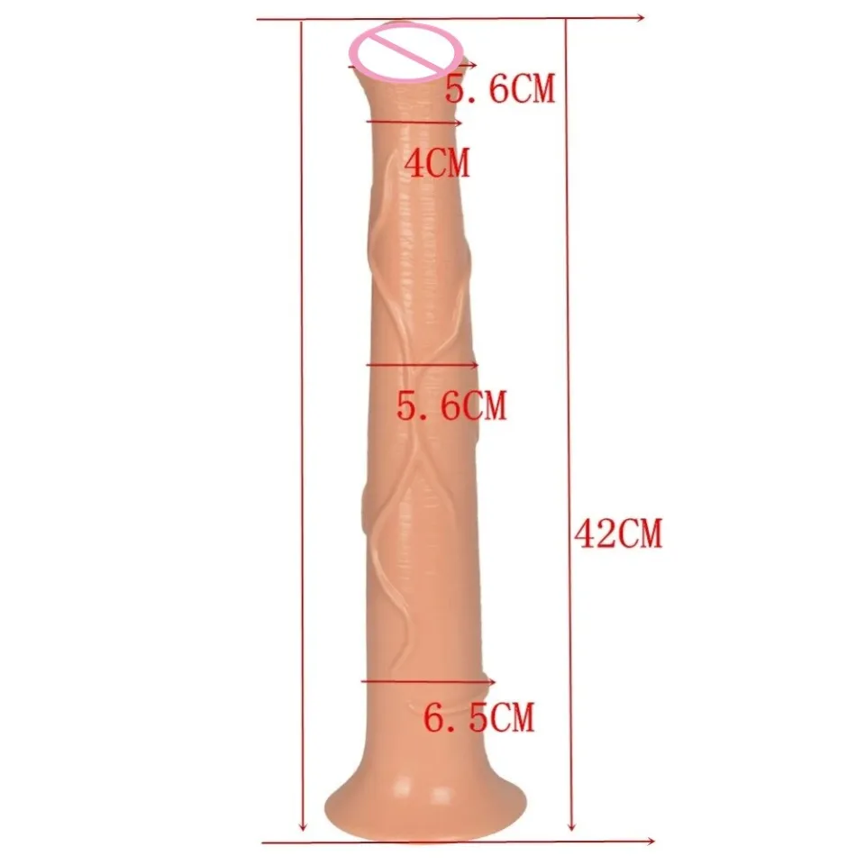 Privacy]42cm Long Huge Horse Dildo Realistic Animal Dildo Suction Cup Big  Black Silicone Penis Sex Toys for Women Adult Sex Shop Product | Lazada PH