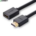 Cáp tín hiệu HDMI nối dài hỗ trợ 4K 2K Ugreen 10140 0.5M màu Đen HD107 - 10140. 