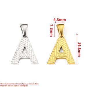 เครื่องประดับจี้อักษรเหล็กสแตนเลสขัดเงาแบบทำมือสร้อยข้อมือเครื่องประดับทอง18K