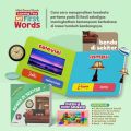 LEARNING TIME MY FIRST WORD Animal World indahnya ciptaan allah buku anak muslim Mini Boardbook. 
