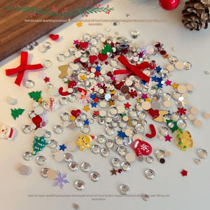 Christmas Sequ Jewelry Love Ambiance Eye Makeup Ribbon Ribbon Sequ Stage Concert Special