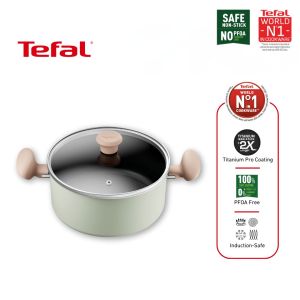 Tefal So Matcha Stewpot 24cm + Lid Non stickNo.1 Cookware* PFOA Free  for all stoves easy to clean 32K resistant
