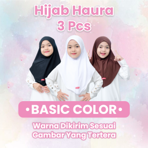 Shamira - Kerudung Haura 50k Get 3pcs Bergo Instan Anak Non Pet 3-9th Jersey premium