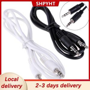 [COD] SHPYHT Local delivery Ship within 24 hours 1Pc 3.5mm Jack male to male car aux auxiliary cord stereo audio cable 1m