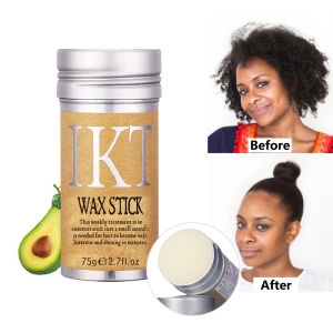 Broken Hair Finishing Cream Baby Hair Wax Stick Long Lasting Hair Styling Gel Prevents Frizz Nourishes Hair Arrange Loose Hair 75g