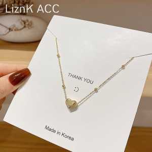 [ BARU ] Kalung Titanium Wanita Anti Karat Model Korea Import / Kalung Model Baru 2021/2022 / Kalung Titanium Anti Karat Selamanya