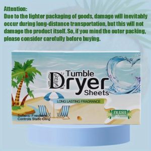 40pcs All-In-One Fabric Softener Dryer Sheets - Deodorant Aromatherapy Tablets Laundry Companion Fresh & Clean Smell Soft Clothes Laundry Essentials Fresh Scent Sheets Easy Handling Sheets Laundry Detergent