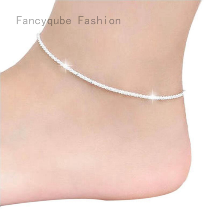 Cheap silver sale anklets