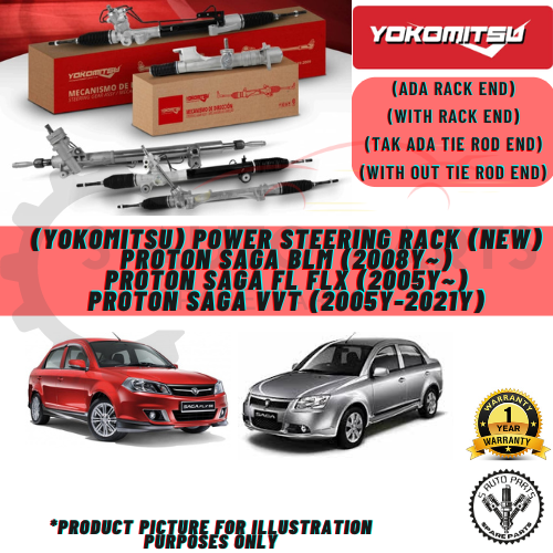 Steering Rack Saga PROTON SAGA BLM / SAGA FL FLX / SAGA VVT POWER STEERING GEAR RACK ...