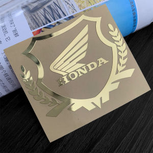Honda Motorcycle Metal Sticker Honda Logo Skull Badge Wings Decal Helmet Decoration Sticker for All HONDA Motorcycle Tuning Kits