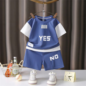 AILEBE Kids Sets Short Sleeve Top Shorts Set Soft Breathable Skin-Friendly Summer Wear Simple Stylish Design Easy To Match Unique Comfy Casual Outfit Pambahay OOTD For Baby Boys Girls 0-10 Years