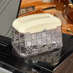 Sacesr Luxury Tissue Aesthetic Creative Wet Tissue Case Modern Elegant Napkin Boxes Home Storage Organization Table Decoration 6B2Z9