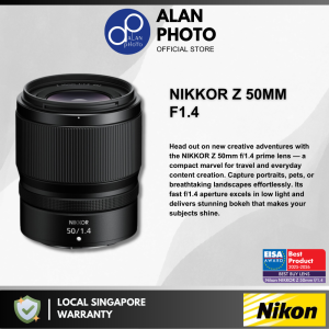 Nikon NIKKOR Z 50mm F1.4 Lens [Nikon Z] | Nikon Singapore Warranty