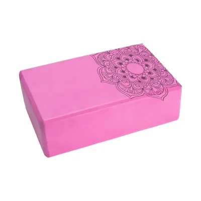 Gạch Tập Yoga Pilates 180g EVA Cục Block Yoga In Hoa Mandala - GachYoga-HoaVan