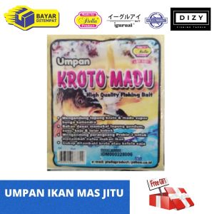 Umpan Kuning Kroto Madu Stella Products Ikan Mas Tombro Bawal 6pcs Probio-3 125gram Best Seller