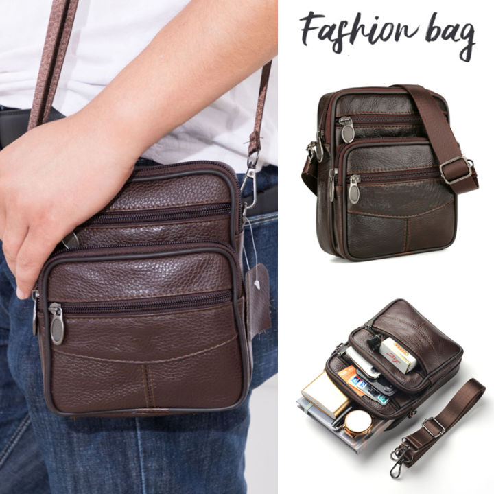 HAPPYBAG #C166 Large Men Cross body Shoulder Bags High