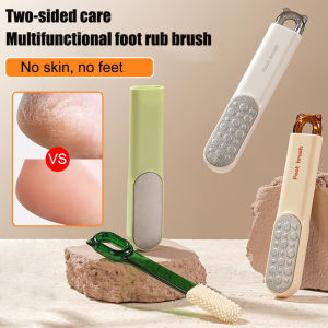 Cleaning toe crevices Brush Exfoliating brush Peeling foot rubbing board Frosted 403 stainless steel Foot Care Brush/Home Exfoliating Foot Grinder Practical Double Sided Foot Grinder et Dry Toe Exfoliating Scrubber
