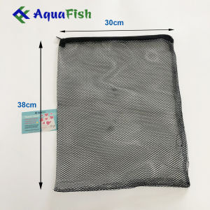 Túi Lưới Đựng Vật Liệu Lọc Cho Hồ Cá Kích Thước 40x30cm (có khóa zíp kéo tiện lợi)